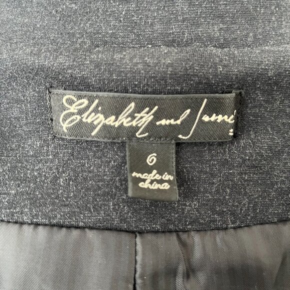 Elizabeth and James: Black blazer, , size 6 - Picture 4 of 9